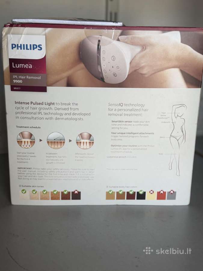Fotoepiliatorius Philips Lumea - nuotraukos Nr. 3