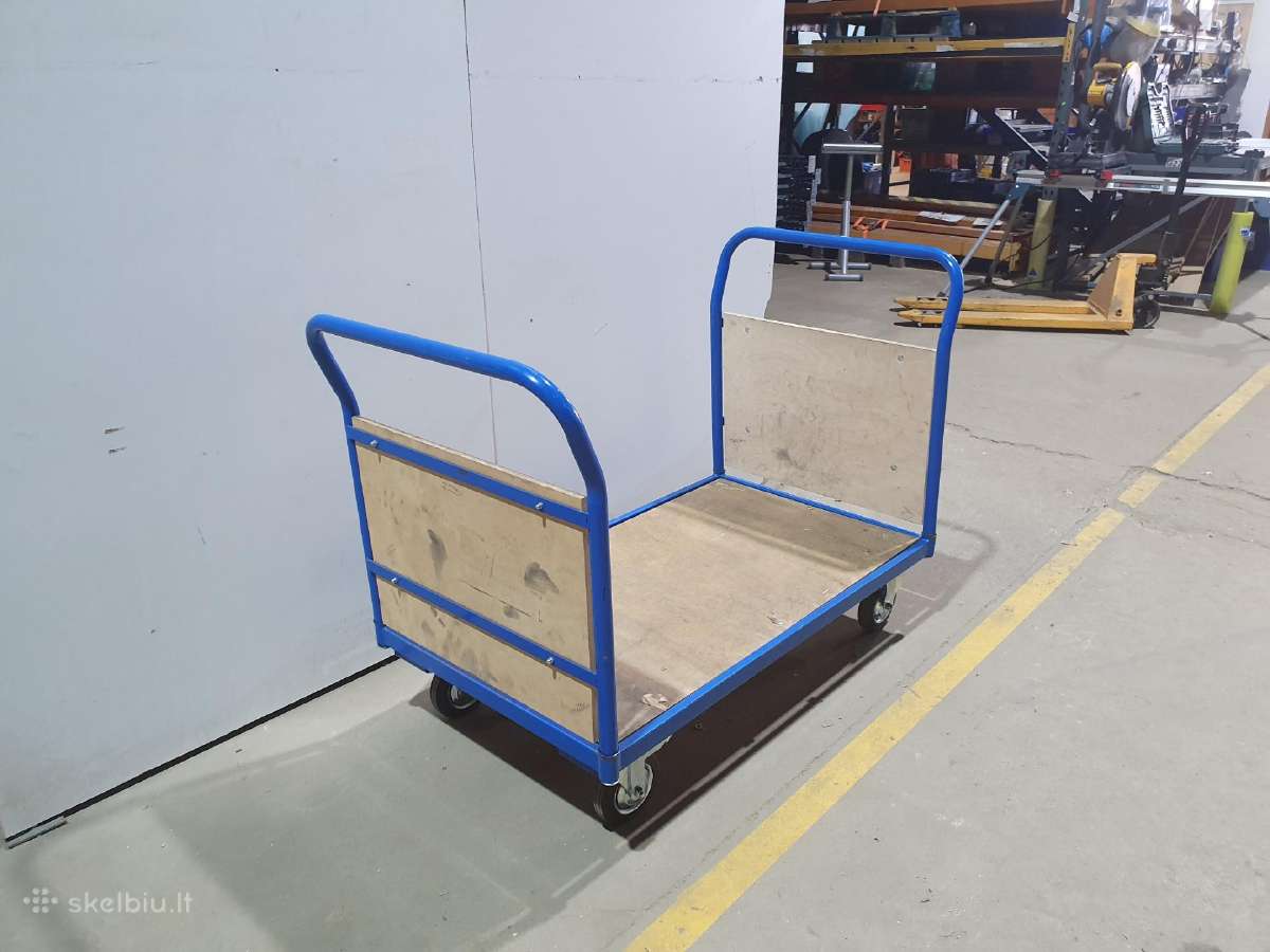 Dėžių platforminis transportavimo vežimėlis - nuotraukos Nr. 2