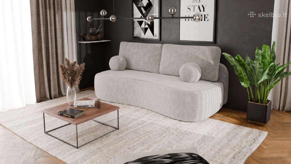 Nauja moderni Sofa su miegama dalimi. - nuotraukos Nr. 2