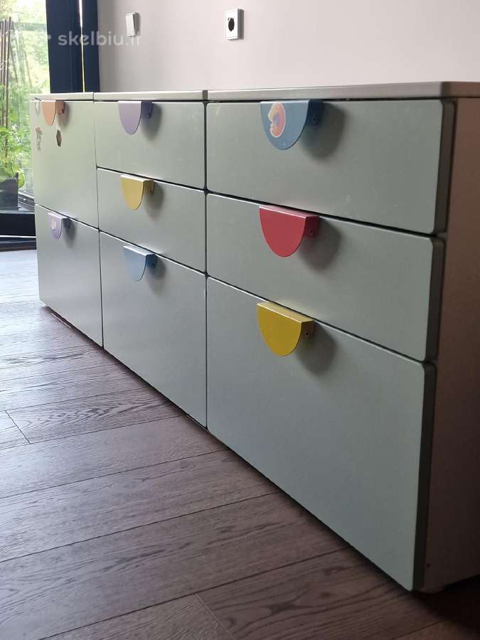 Trys Ikea Smastad/platsa vaikiškos komodos - nuotraukos Nr. 2