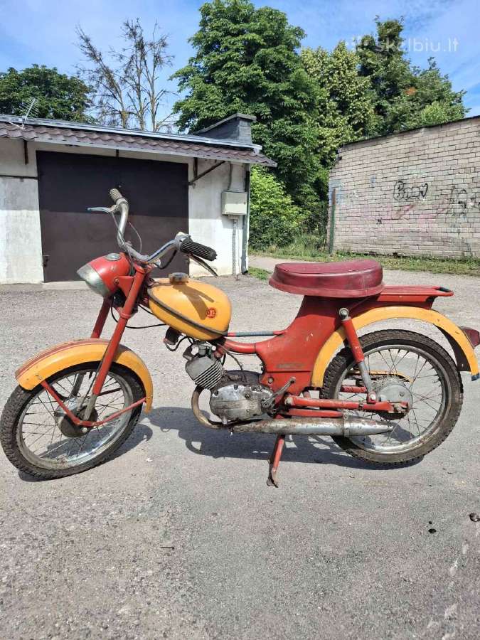Parduodamas autentiškas retro mopedas Riga-12
