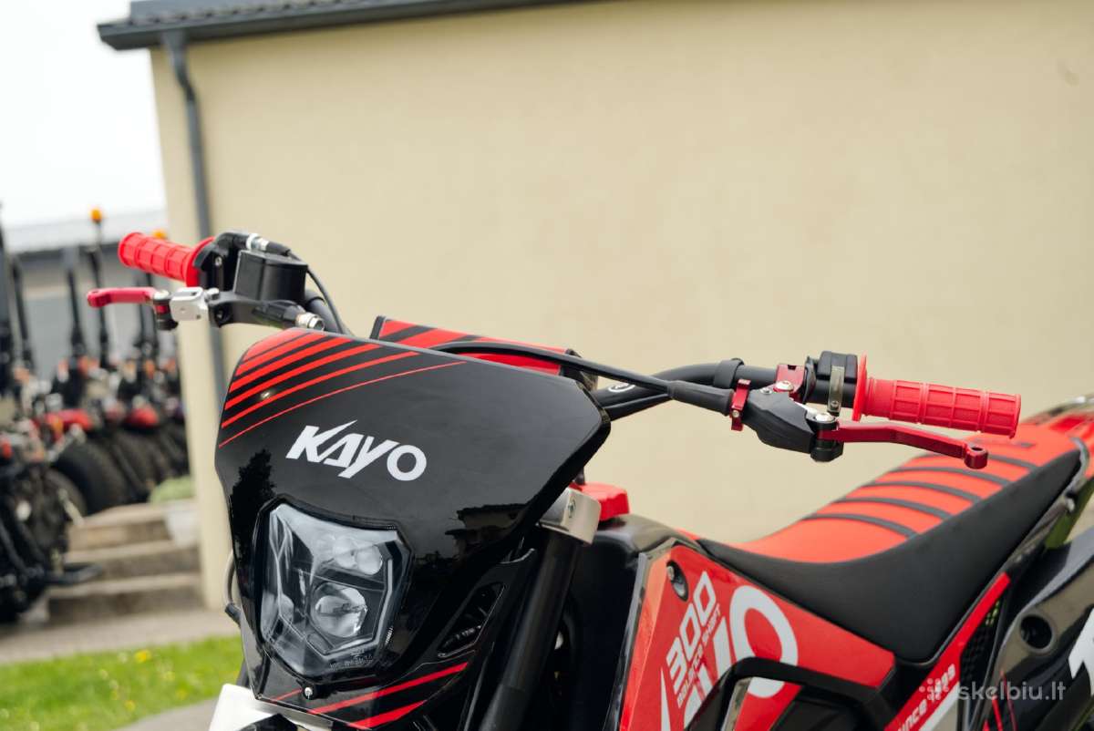Krosinis motociklas Kayo T4 300 Naujas modelis! - nuotraukos Nr. 23