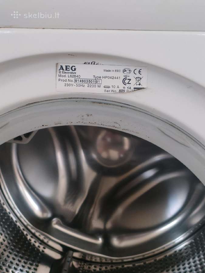 Aeg L62840 naudota, dalimis - nuotraukos Nr. 2