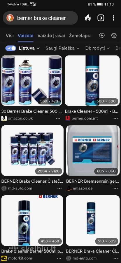 Berner brake cleaner
