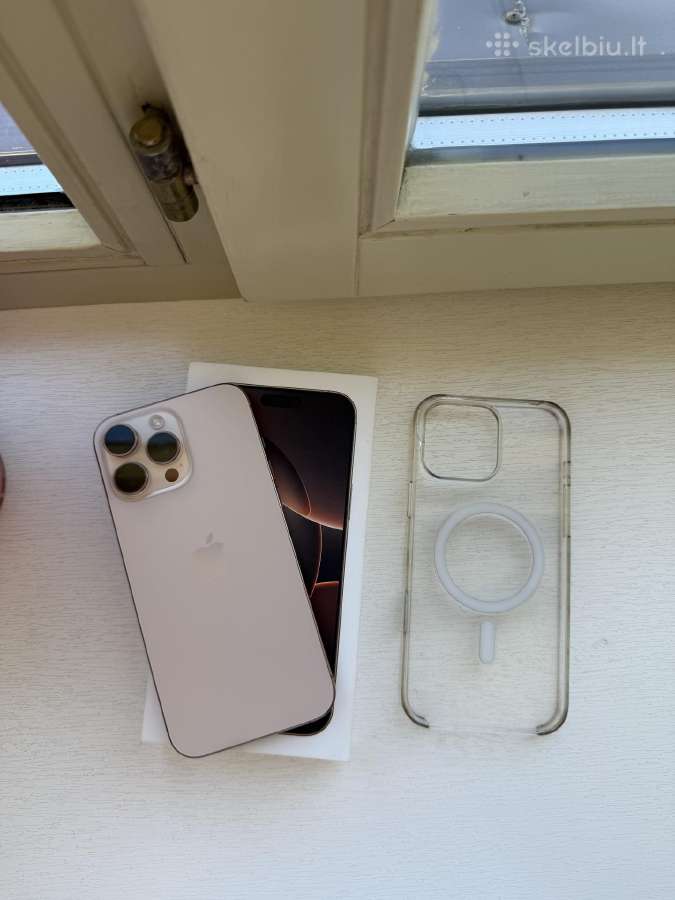 Apple iPhone 16 pro Max 256gb Geroa būklės