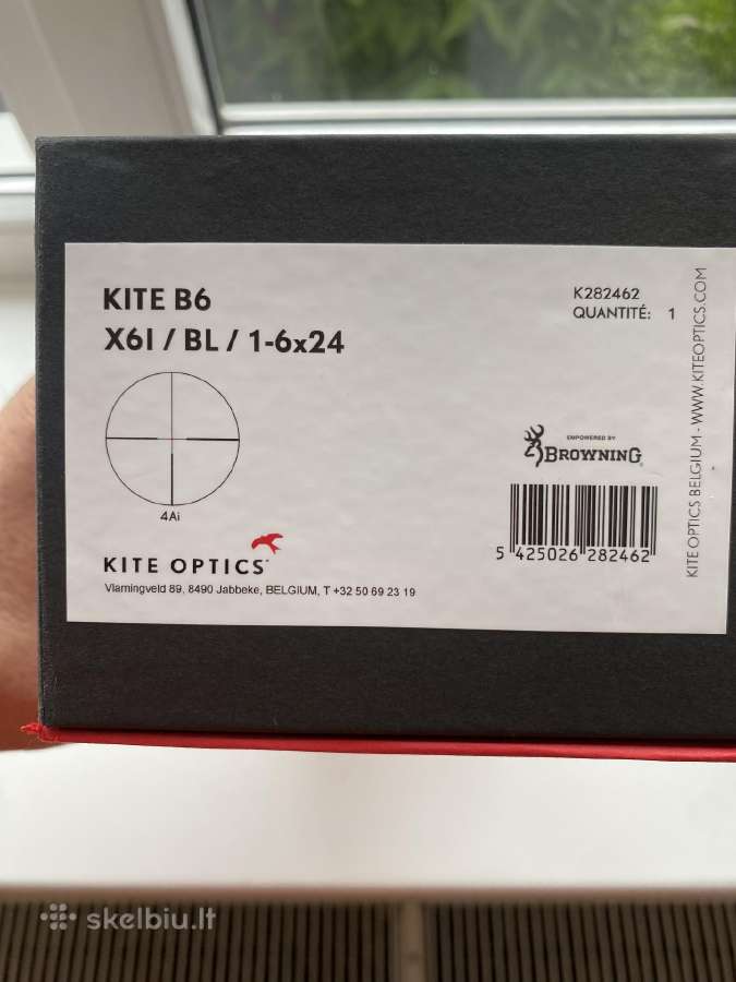 Parduodu naują miškinę optiką Kite B6 1-6x24i - nuotraukos Nr. 6