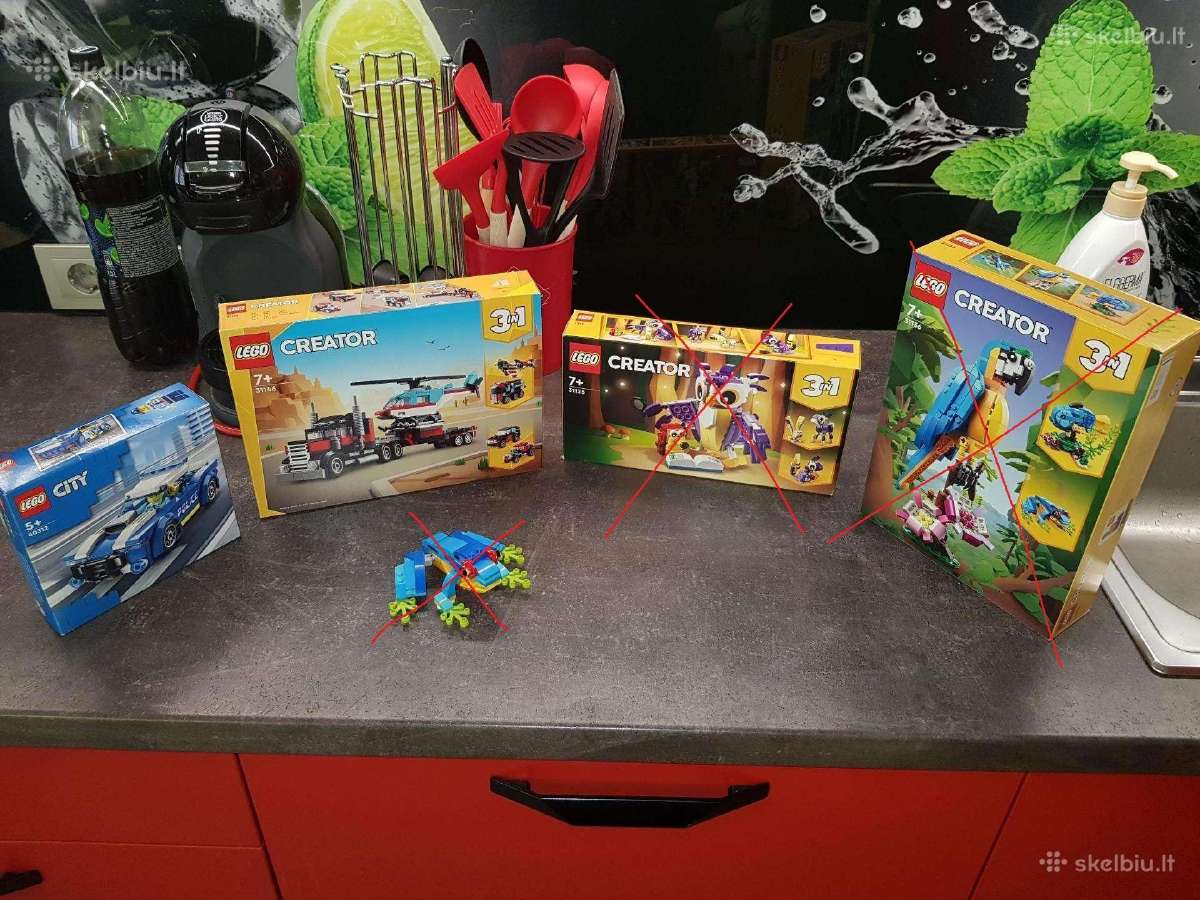 2x Komplektai Lego
