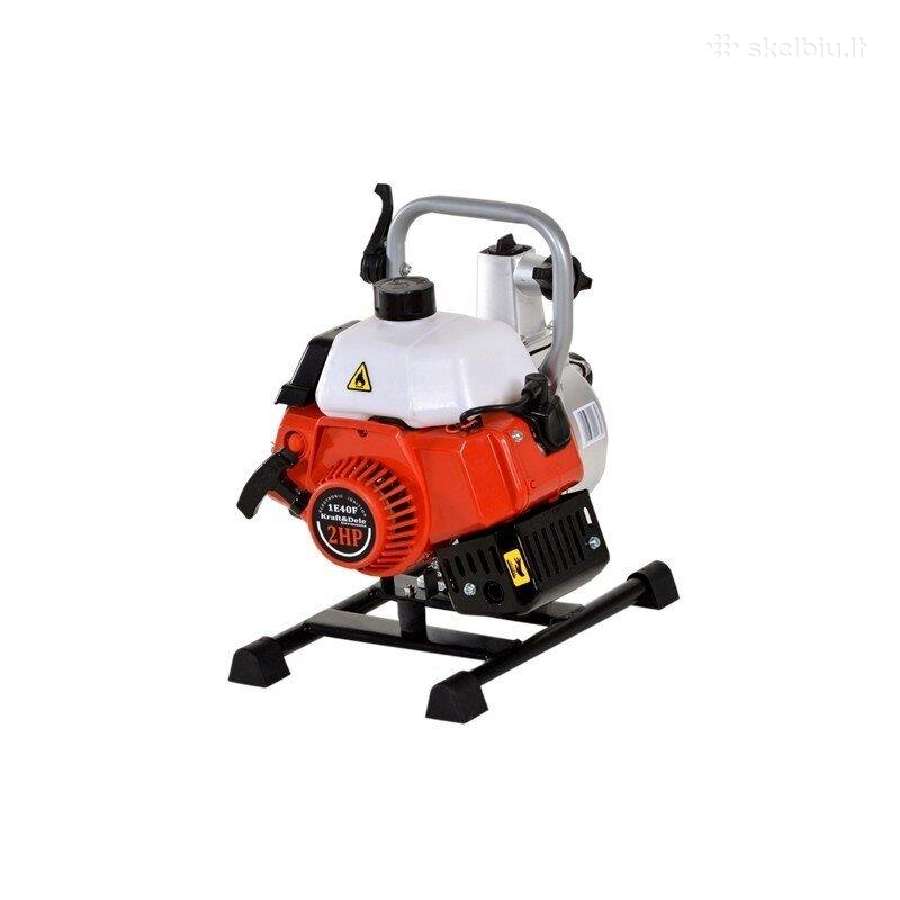 Benzininis vandens siurblys – motopompa 1 1.5kw