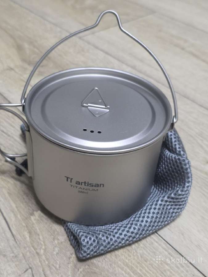 Titaninis turistinis puodas„tiartisan“ 900ml