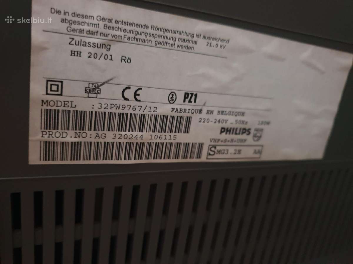 Philips 32pw9767/12 modelio televizorius - nuotraukos Nr. 4