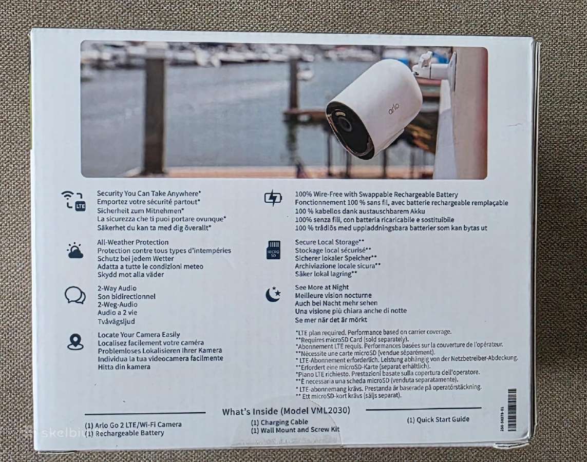 Arlo Go 2 Vml2030 kamera - nuotraukos Nr. 2