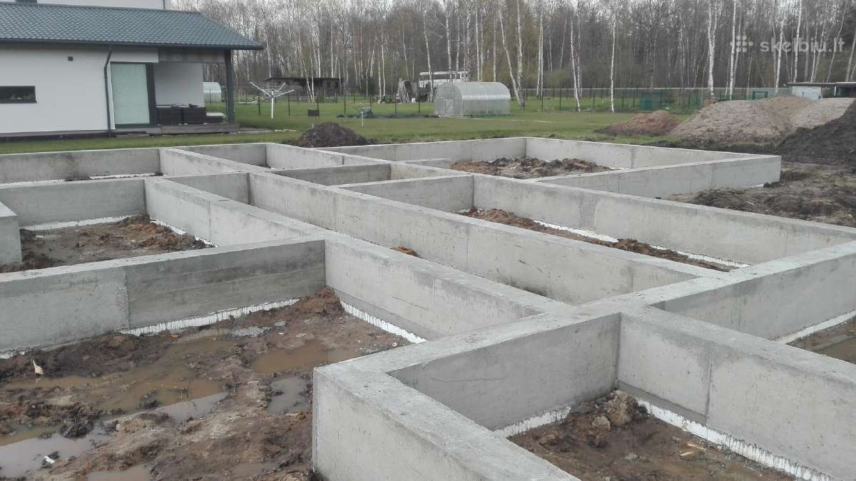 Pamatai ir kiti betonavimo darbai