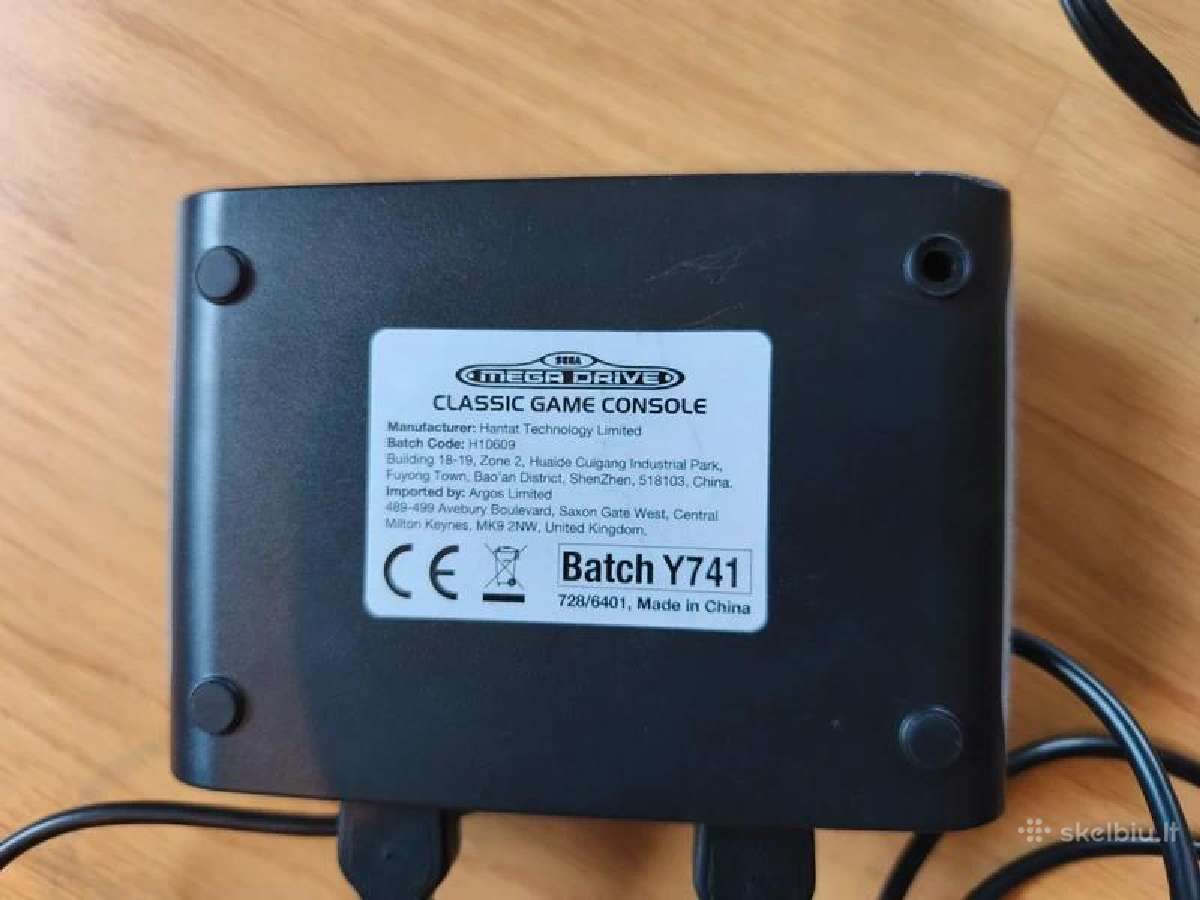 Atgamea Sega Mega Drive Classic Games komsole - nuotraukos Nr. 5