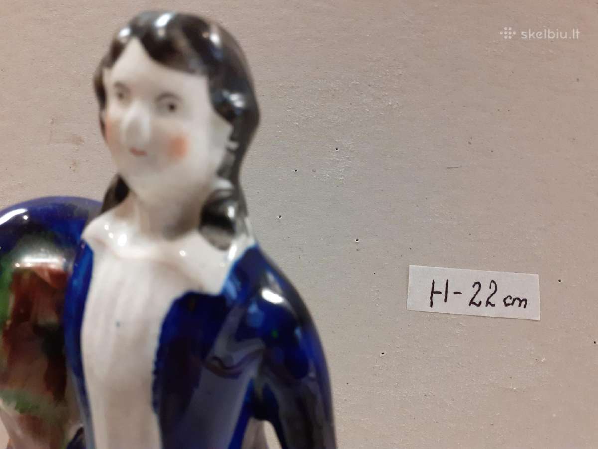 Antikvarinė „staffordshire“ Xixa, statulėlė - nuotraukos Nr. 6