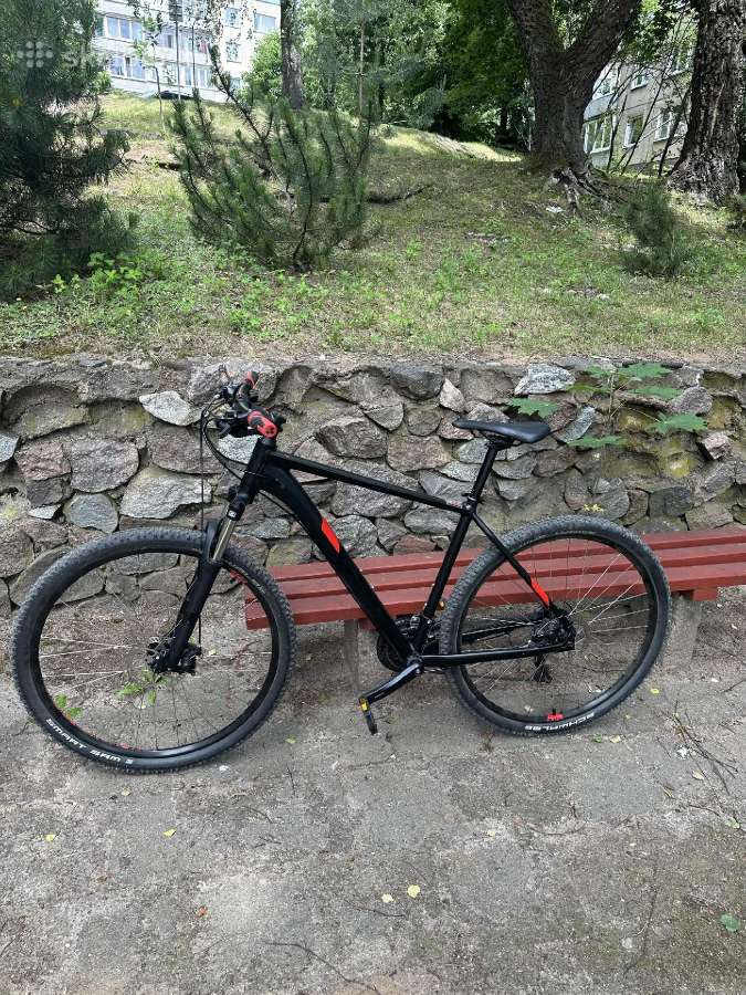 Dviratis Cube Aim 29 black'n'red 2020