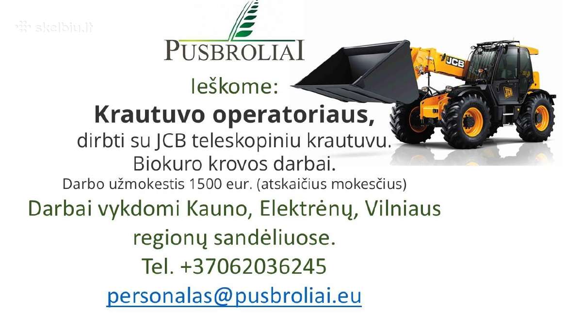 Krautuvo operatorius