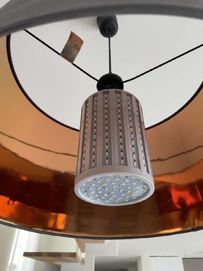 E27 100w LED baltos šviesos lempa - nuotraukos Nr. 2