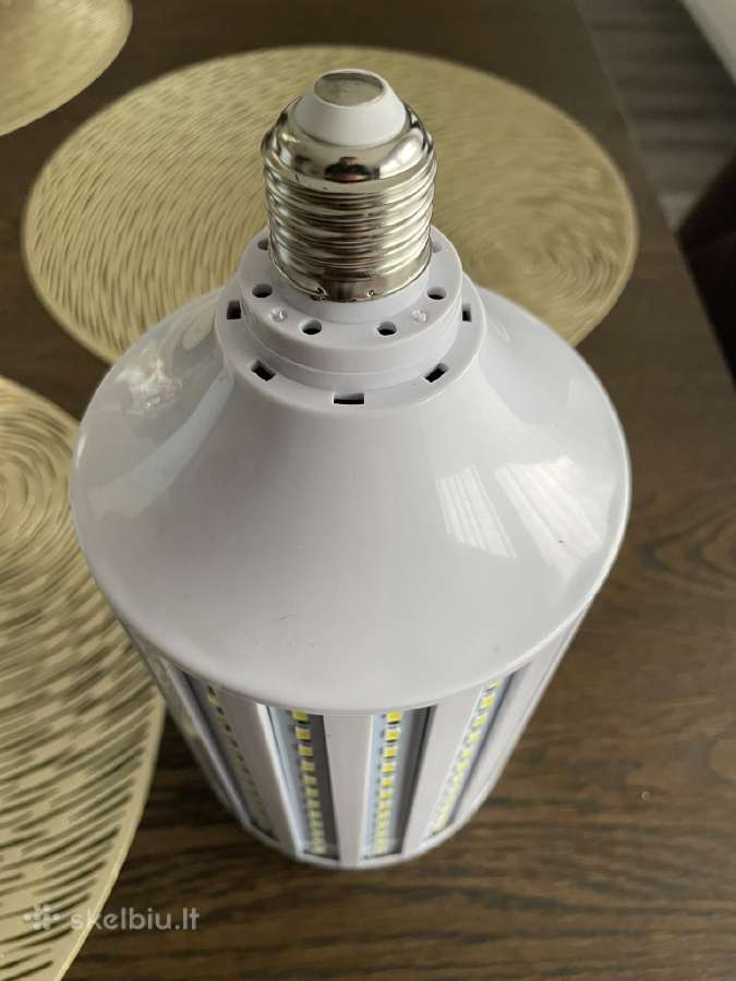 E27 100w LED baltos šviesos lempa - nuotraukos Nr. 3