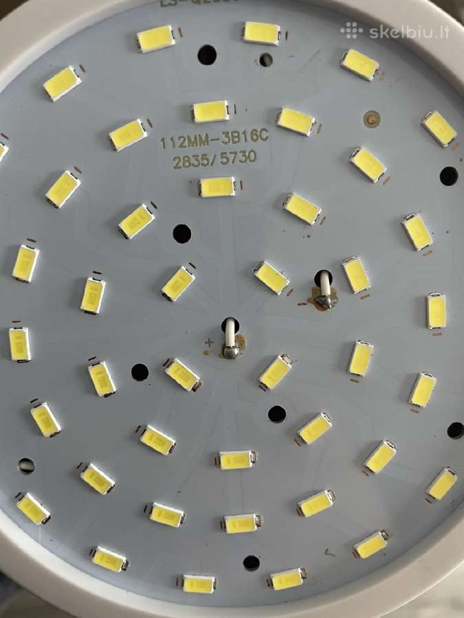 E27 100w LED baltos šviesos lempa - nuotraukos Nr. 5