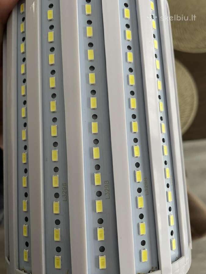 E27 100w LED baltos šviesos lempa - nuotraukos Nr. 6