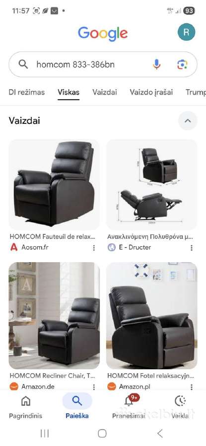 Poilsiniai foteliai