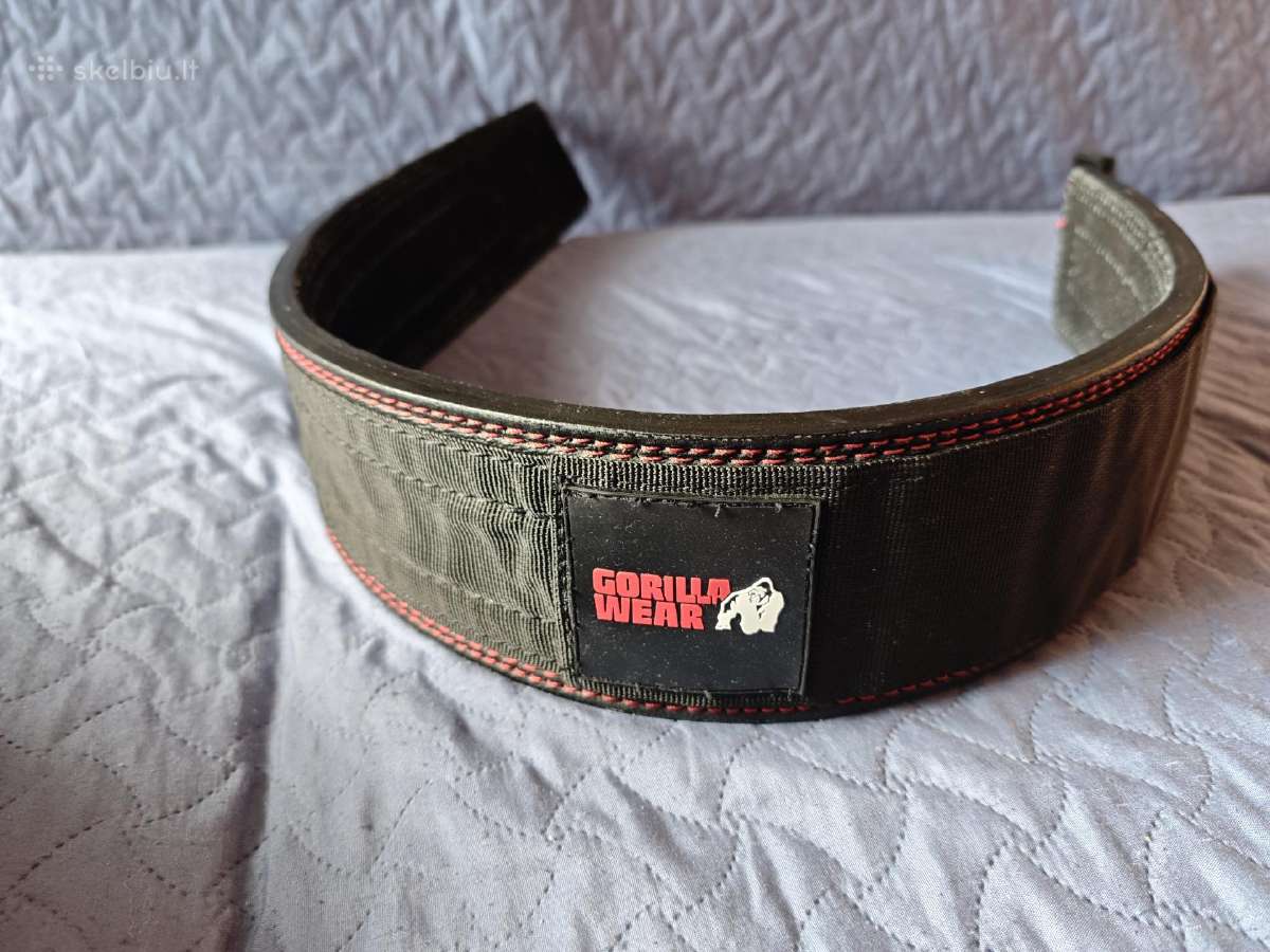 Diržas gorilla Wear 4 Inch Premium Leather Lifting - nuotraukos Nr. 2