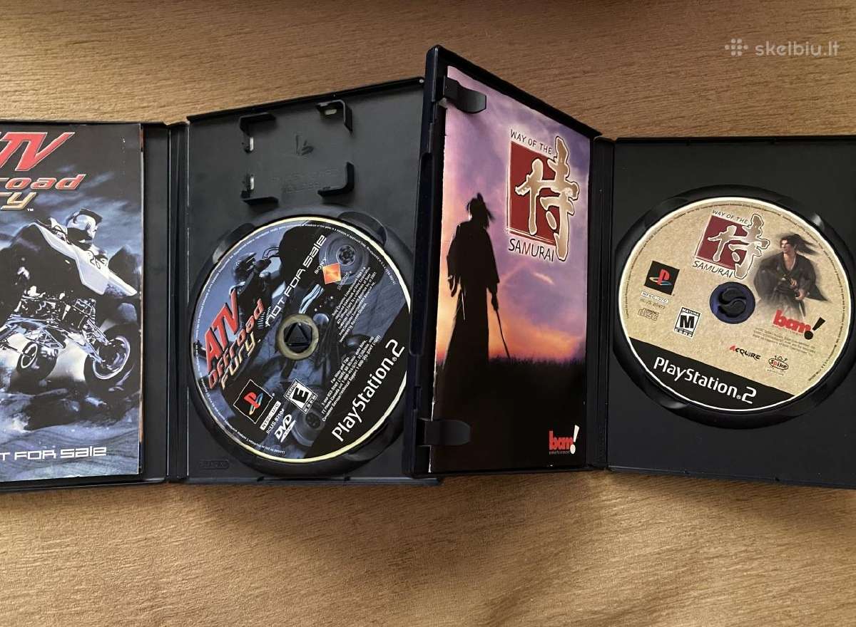 Ps2 Zaidimai Way of the Samurai, Atv