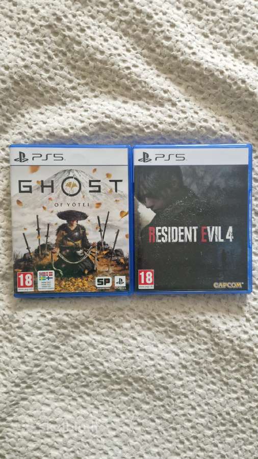 Parduodu Resident Evil 4 Remake ir Ghost of Yotei