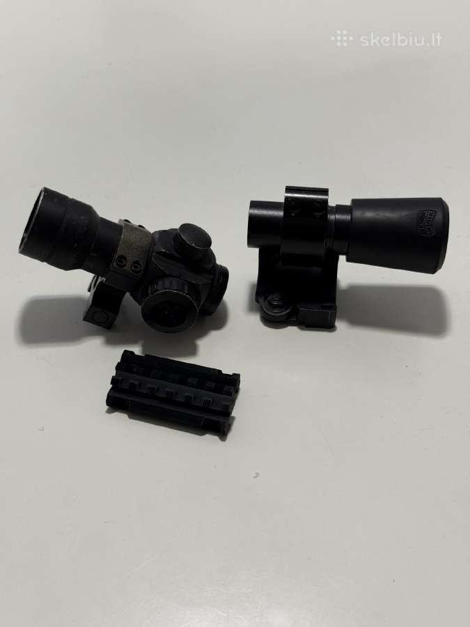 Airsoft kolimatorius ir artintojas