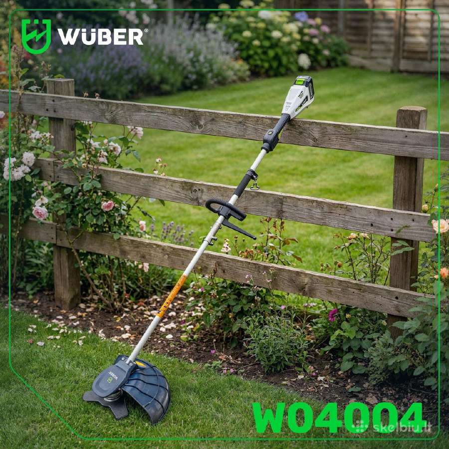 Akumuliatorinis trimeris/krūmapjovė Wuber W04004, - nuotraukos Nr. 6