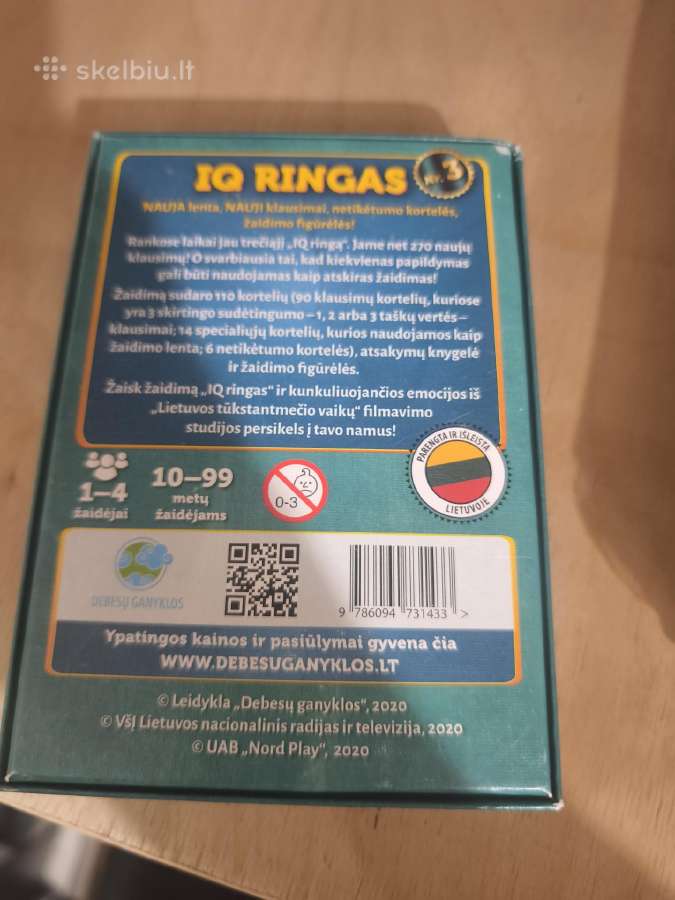 Smagus kortelių žaidimas Iq ringas - nuotraukos Nr. 3