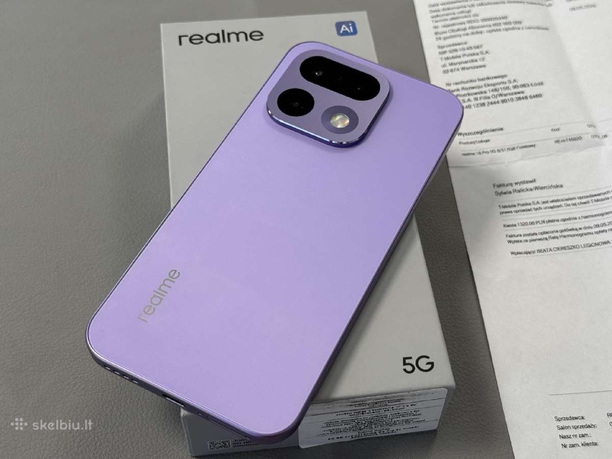 Realme 16 Pro 512gb naujas su komplektu