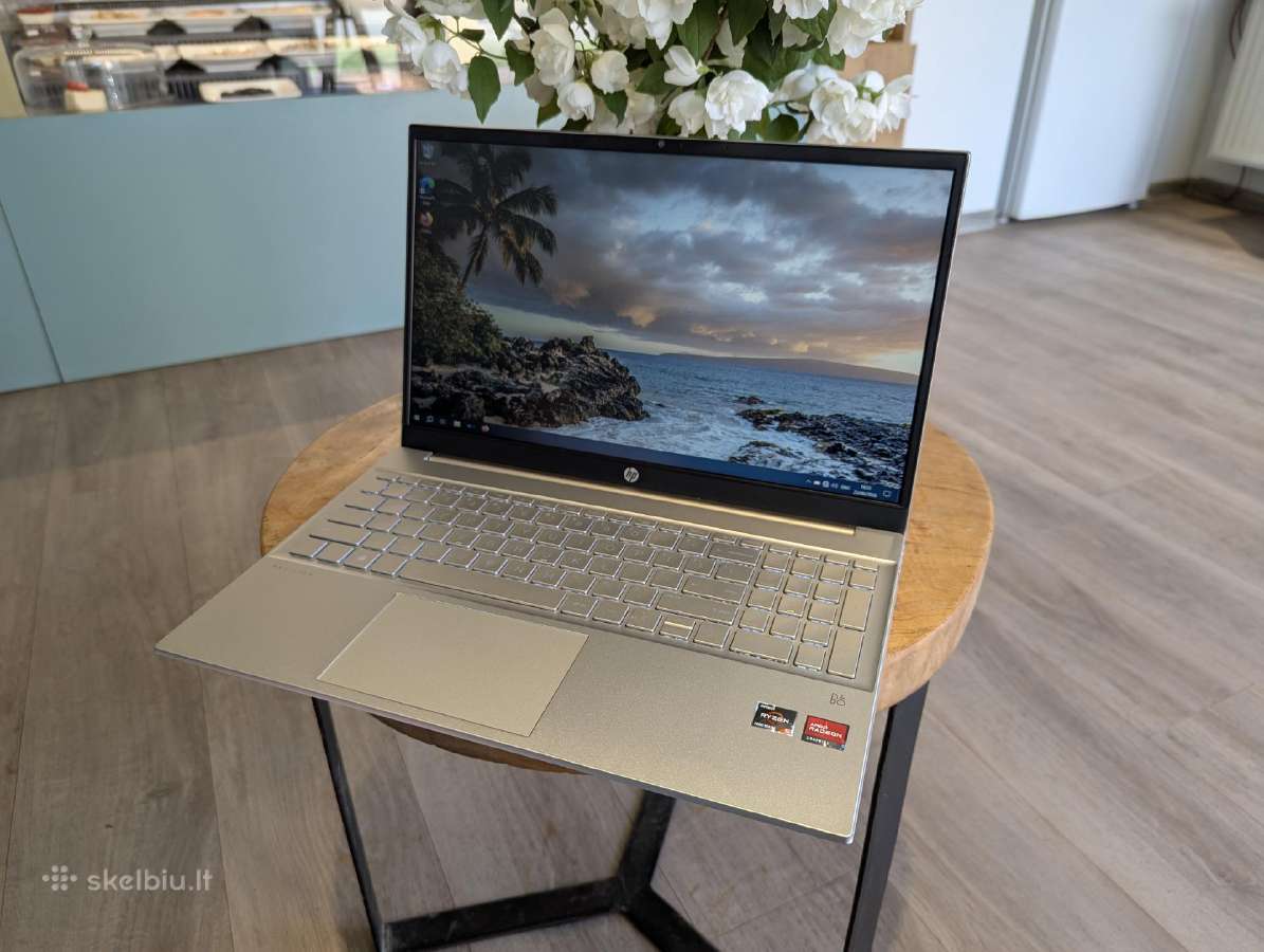 Silver Hp Pavilion 15 Ryzen 5 5500 16/512gb