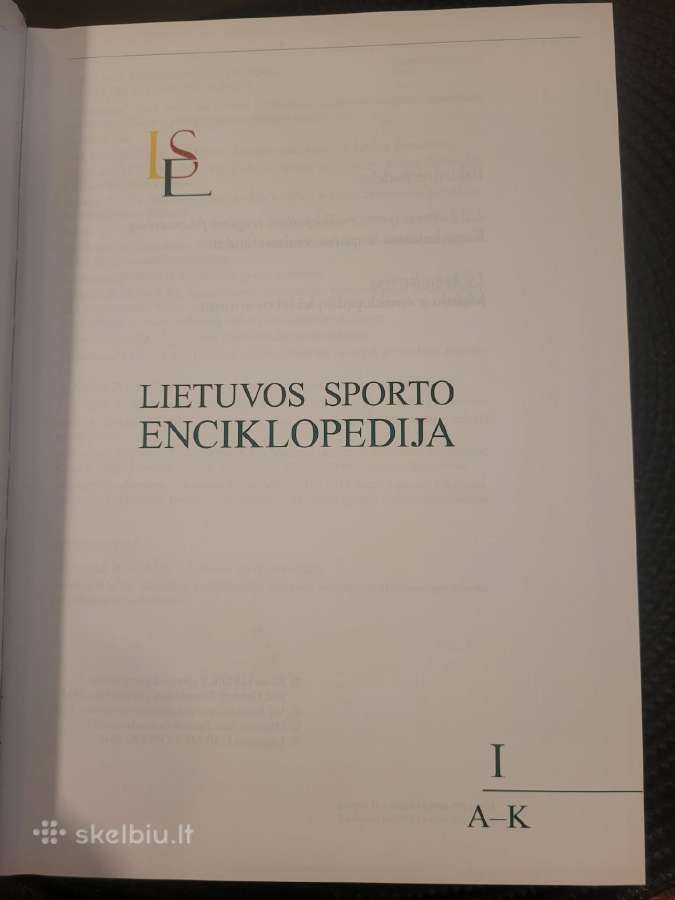 Lietuvos sporto enciklopedija (i-II dalys) - nuotraukos Nr. 2