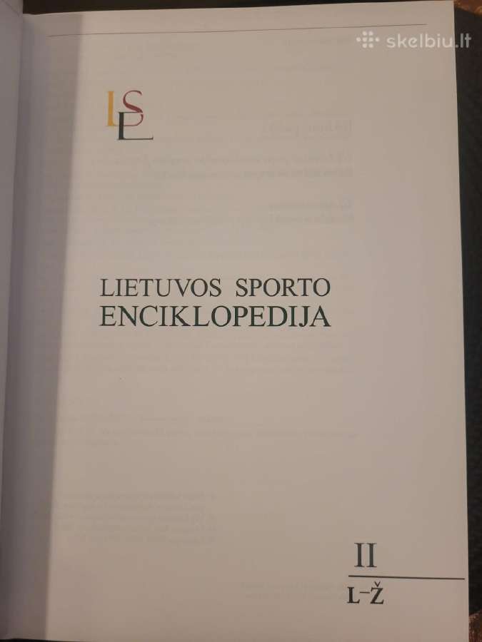 Lietuvos sporto enciklopedija (i-II dalys) - nuotraukos Nr. 3