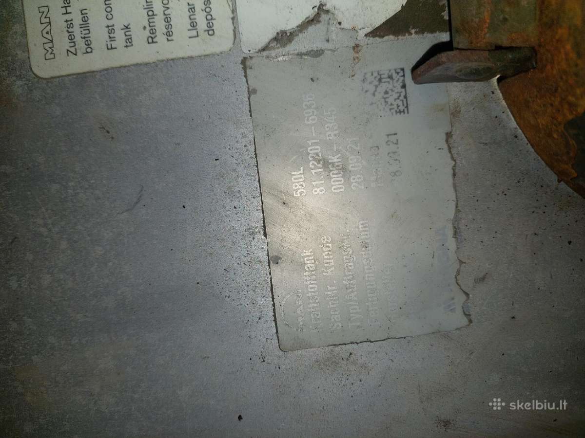 Man vilkiko kuro bakas 580 litr. - nuotraukos Nr. 2