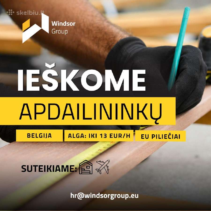 Ieškomi modulinių namukų surinkėjai