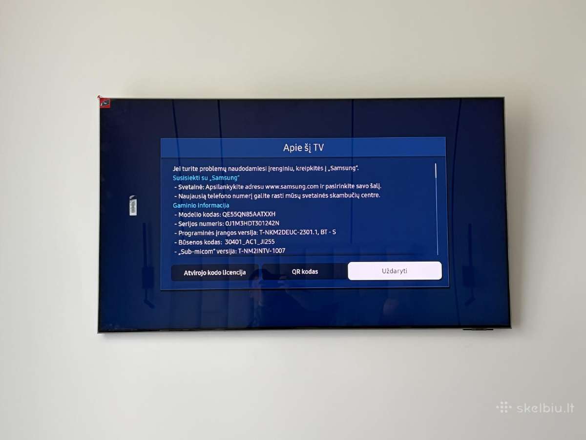Televizorius Samsung Qe55qn85a 55 Neo Qled