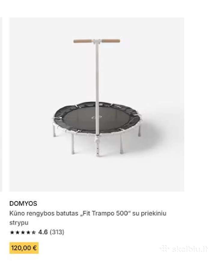Treniruočių batutas Fit Trampo 500 - nuotraukos Nr. 3