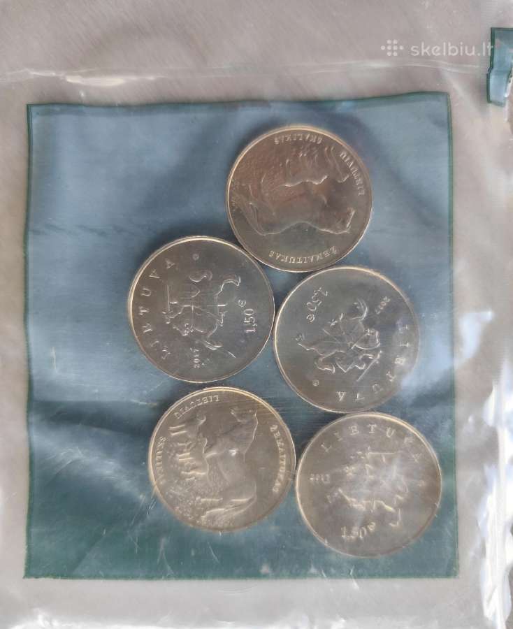 Lietuvos 1,5 euro monetos - pusantrokai - nuotraukos Nr. 6