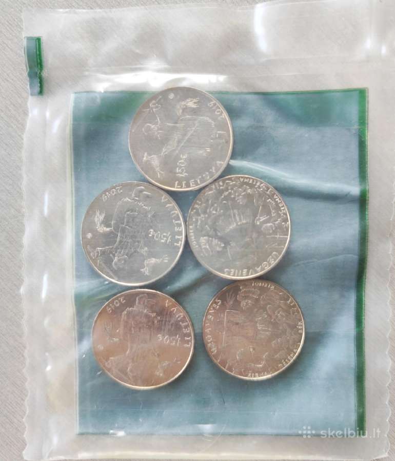 Lietuvos 1,5 euro monetos - pusantrokai - nuotraukos Nr. 8