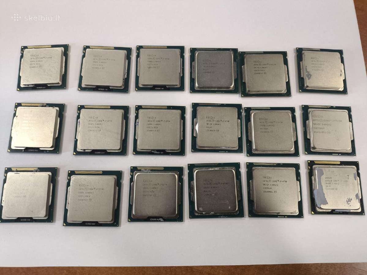 I7-2600, i7-3770, i7-4770, i7-4790 Vasara Pigiau