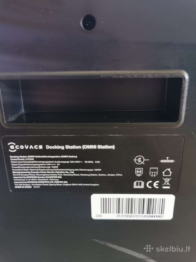 Ecovacs Omni stotelė - nuotraukos Nr. 6
