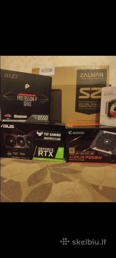 Gaming pc kompletas 3080/r5 + x34p 21:9 120hz. - nuotraukos Nr. 3