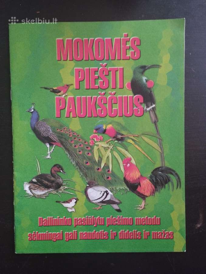 Mokomės piešti paukščius