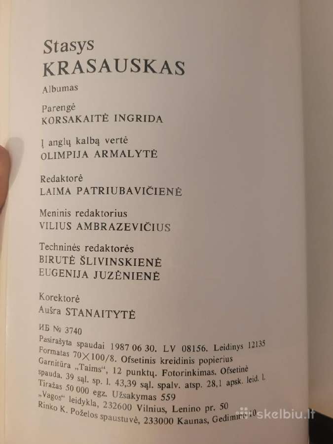 Stasys Krasauskas. Albumas - nuotraukos Nr. 2