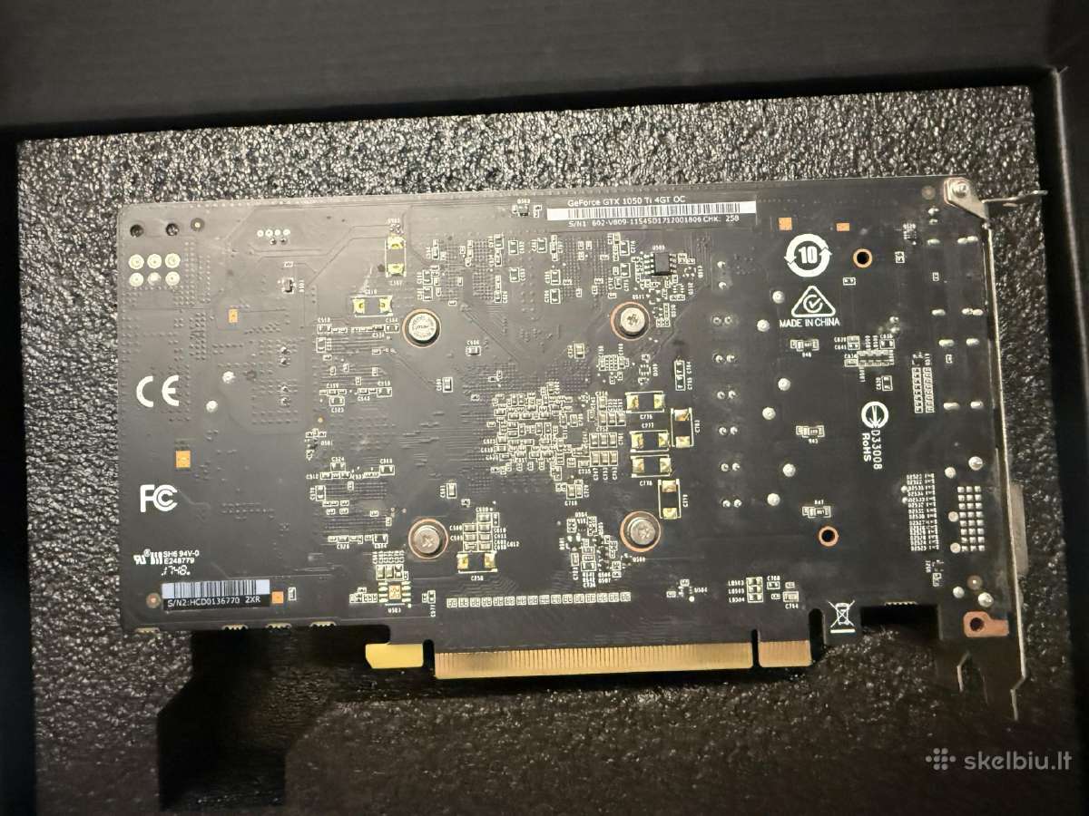 Msi Geforce 1050 Ti GT Oc - nuotraukos Nr. 2