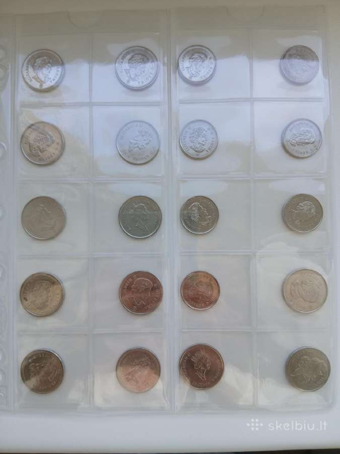 Kanados monetu rinkinukas