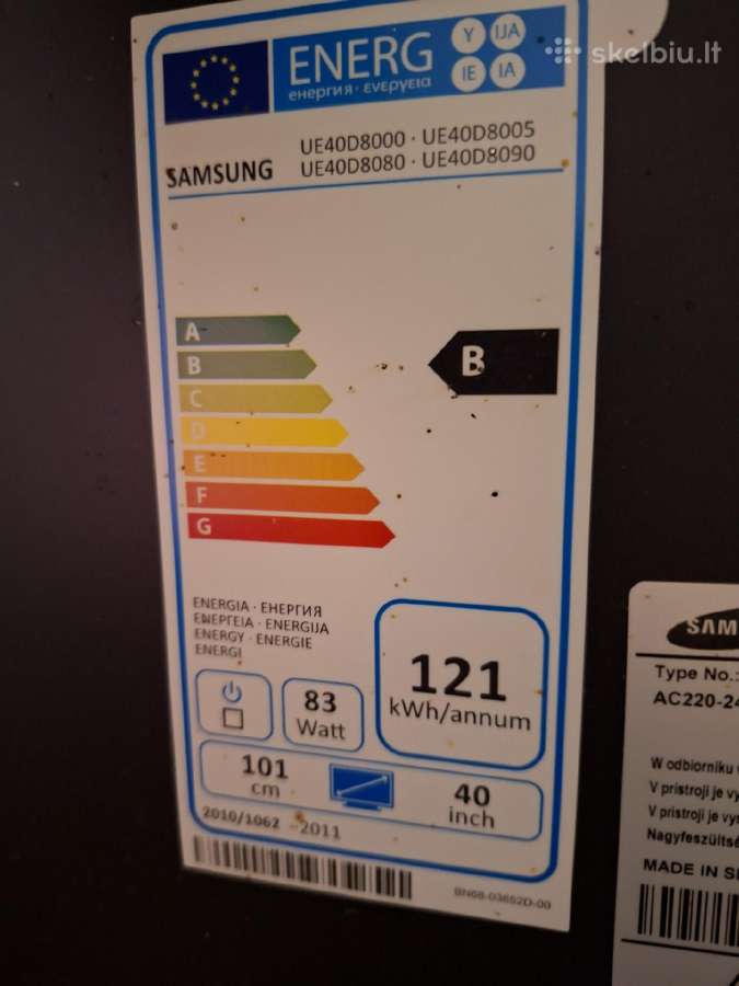 Samsung 40ue8000sx smart 3D - nuotraukos Nr. 2