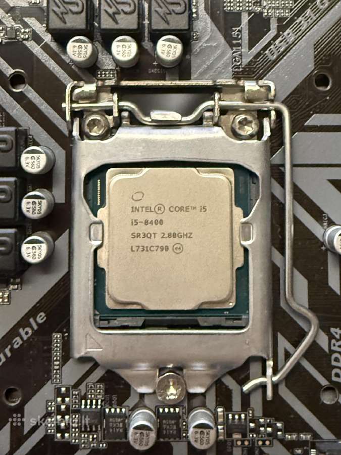 B360m D2v motininę su intel i5-8400 2.8ghz proceso